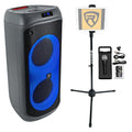 2000W Dual 8" LED Karaoke Speaker with Mic U473