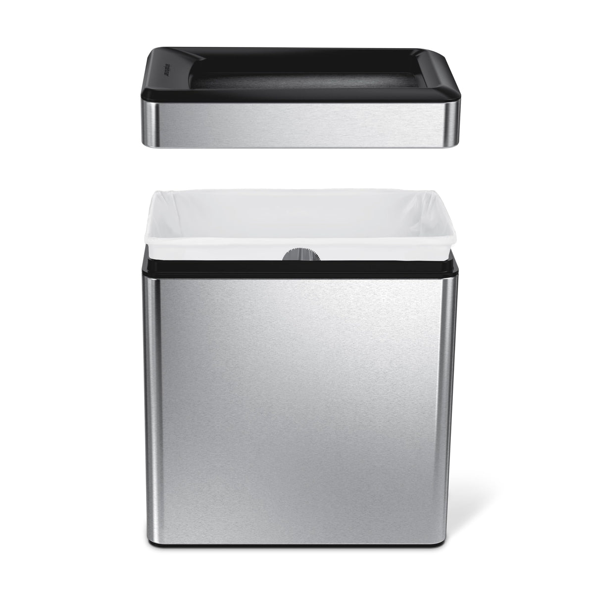 10L Stainless Steel Slim Open Trash Can L809094