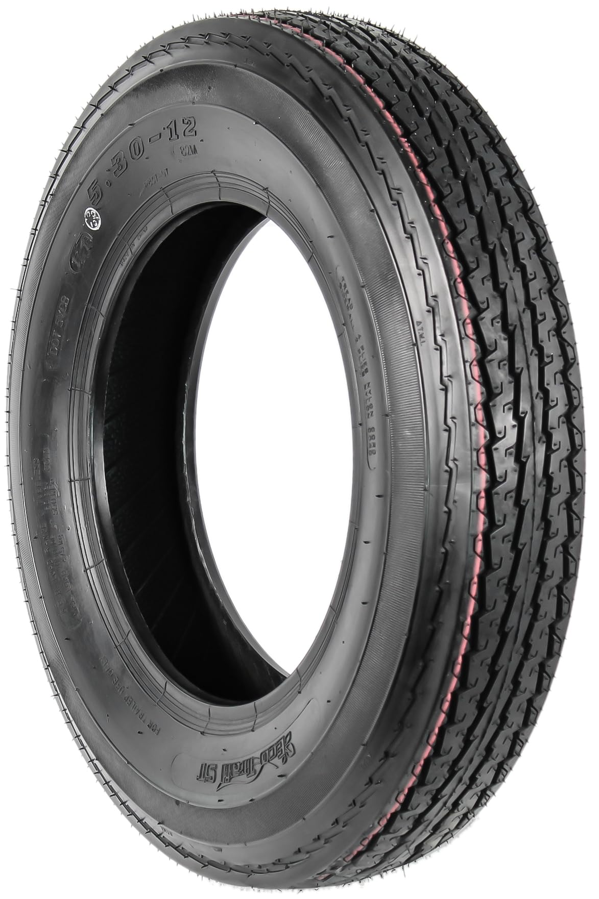 2-Pack 5.30-12 12 Inch 6-Ply Bias Trailer Tire O999