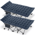 Folding Camping Cot with Mattress, 2 Pack E2962