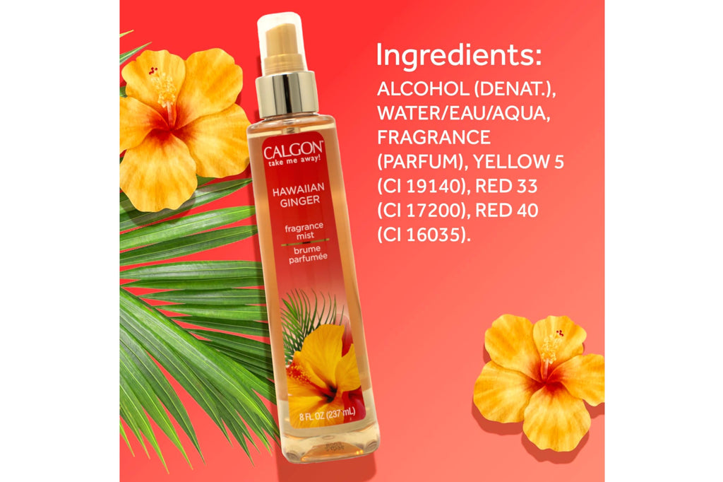 Hawaiian Ginger Fragrance Body Mist 8 oz R90658