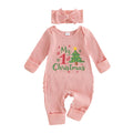 Christmas Tree Long Sleeve Romper Jumpsuit A9546