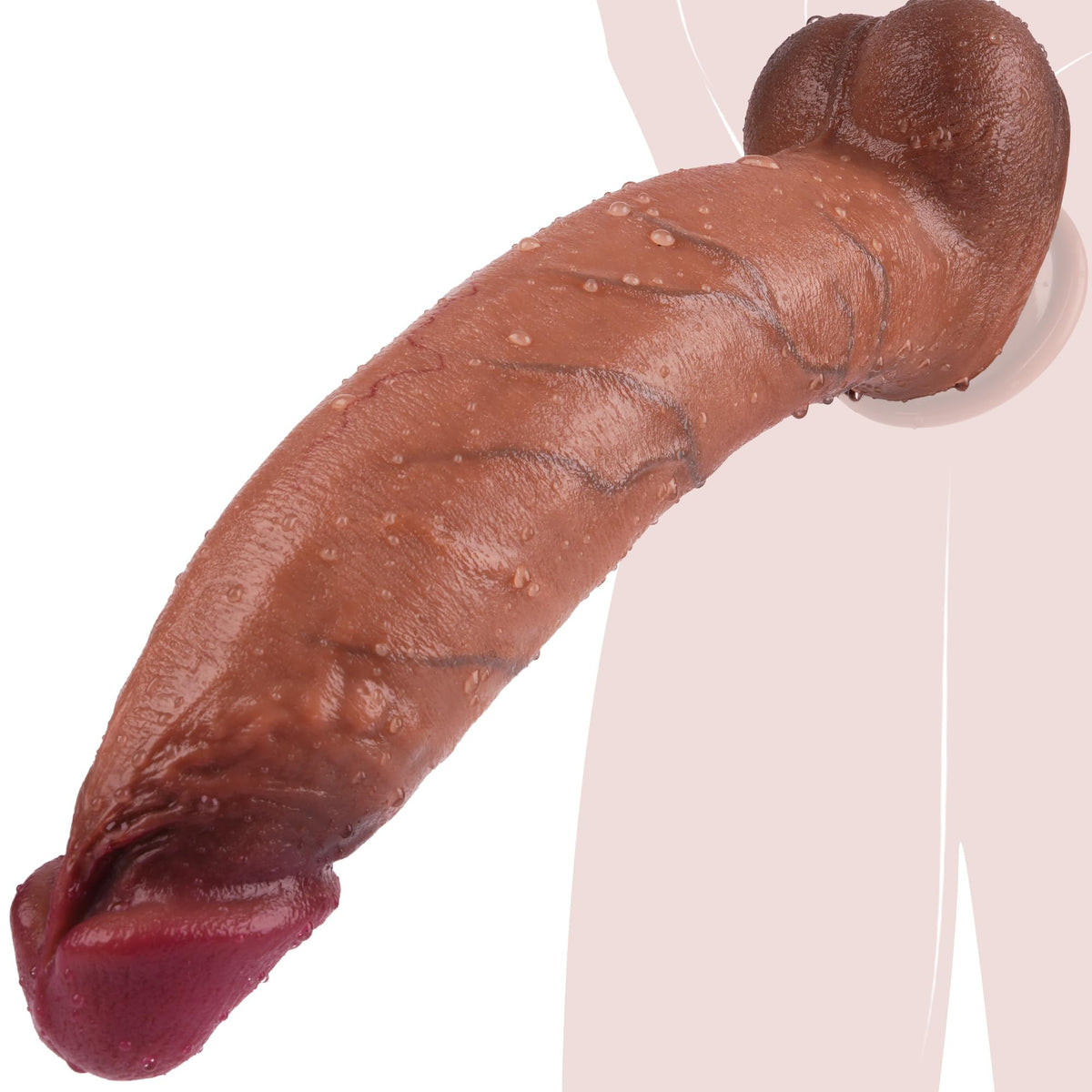 12 Inch Realistic Silicone Dildo S683