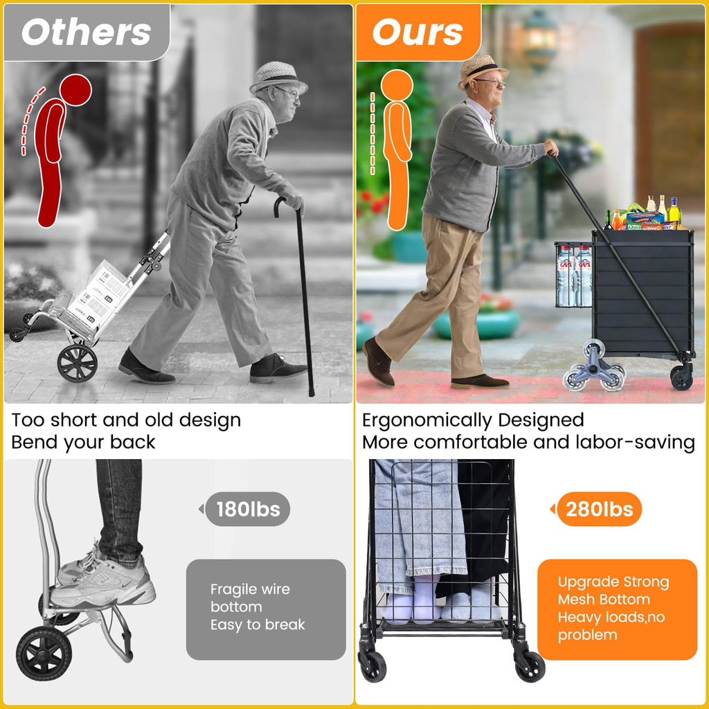 Stair Climbing Shopping Cart Y103626