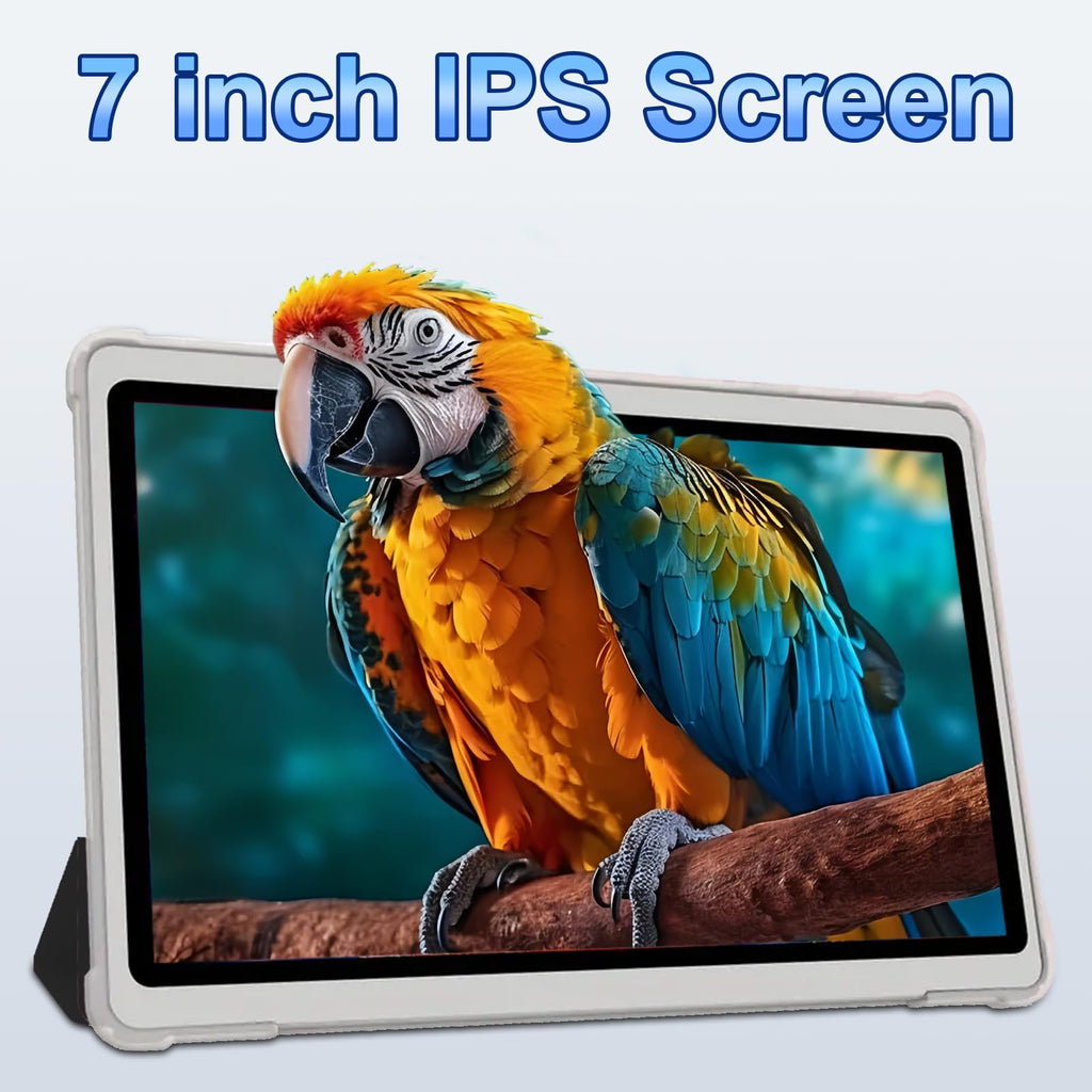 7 Inch Android Tablet with Case, 6GB RAM 32GB ROM, Black B3625