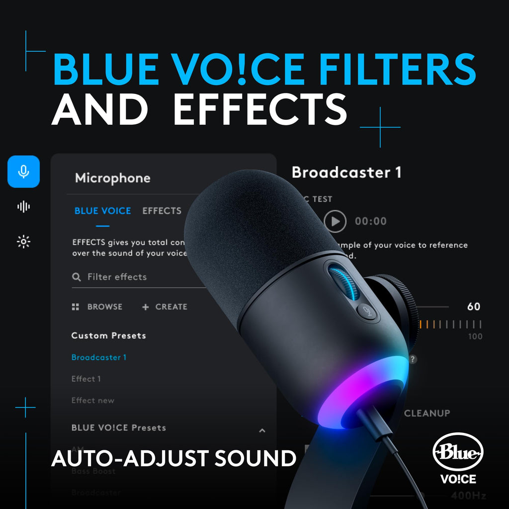 Black USB Dynamic Gaming Microphone A3729