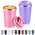 13 oz Stainless Steel Insulated Travel Coffee Mug 2 Pack L254595