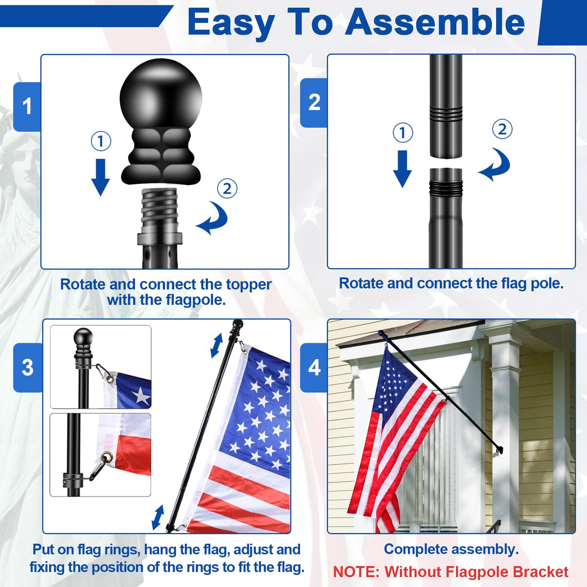 Black Flag Pole N376