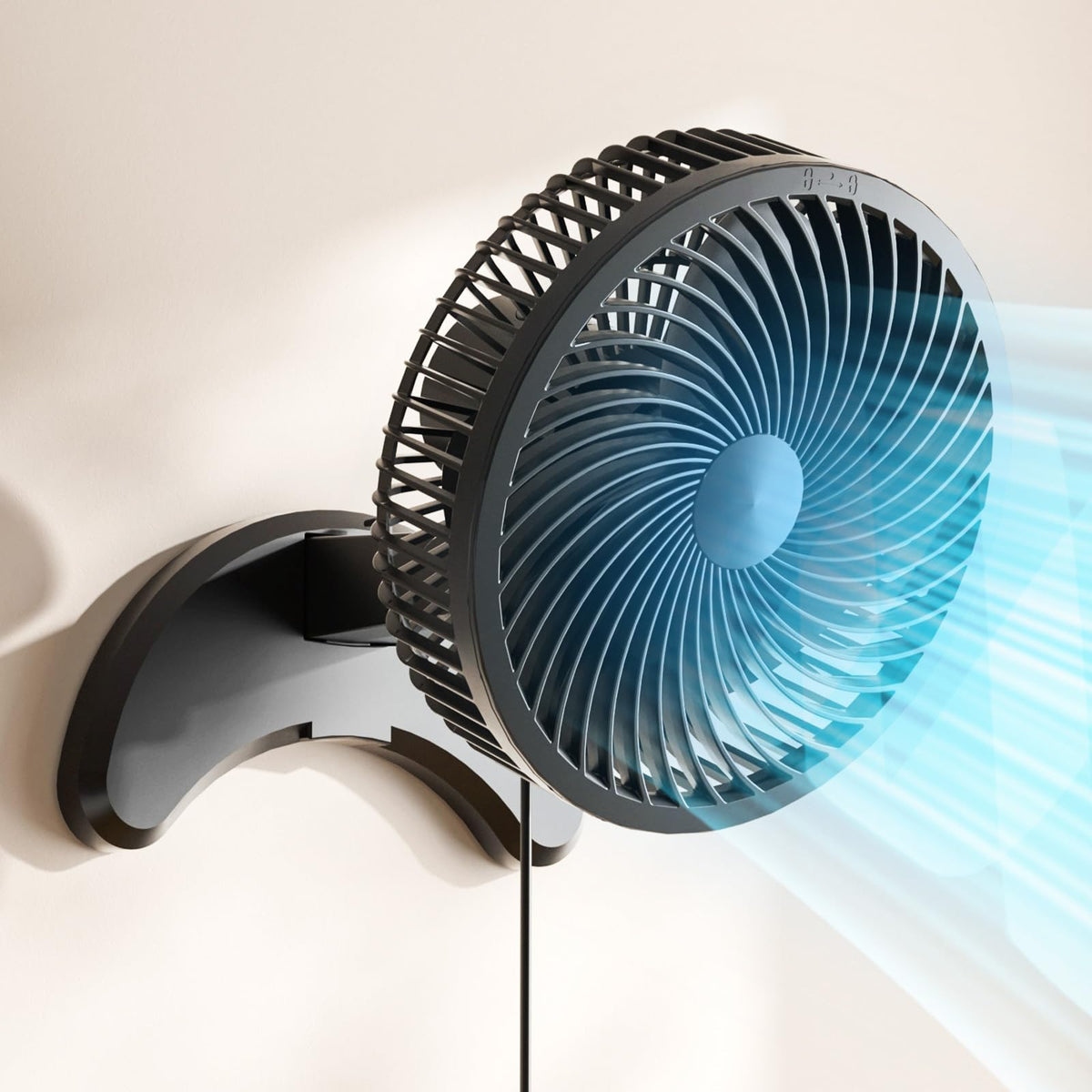8'' Wall Mount Fan with Timer Y936229