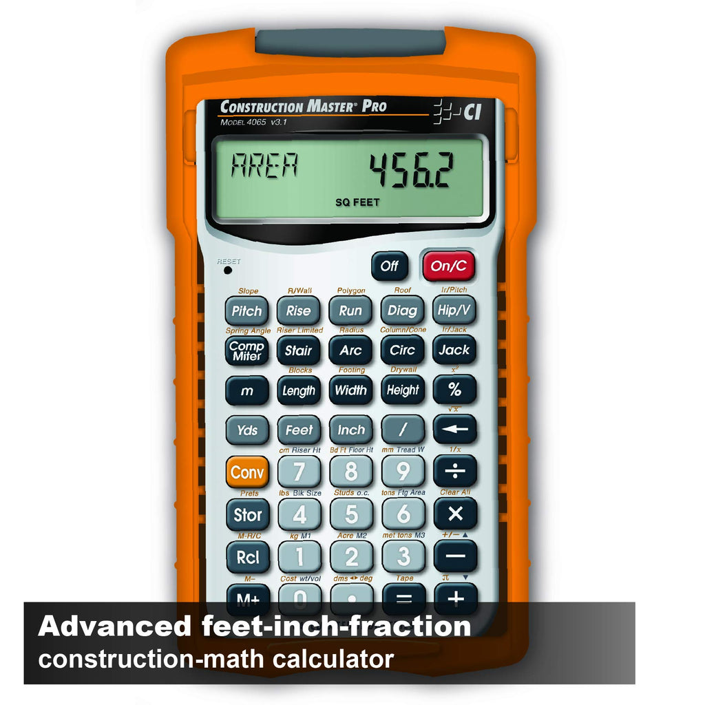 Construction Master Pro Trig Feet-Inch-Fraction Calculator J173