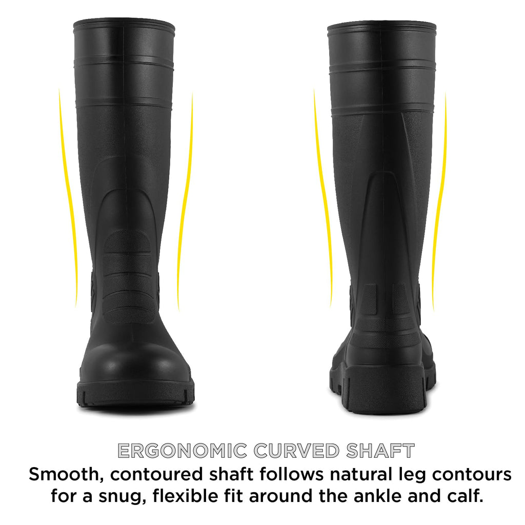PVC Waterproof Knee-High Work Boots B862
