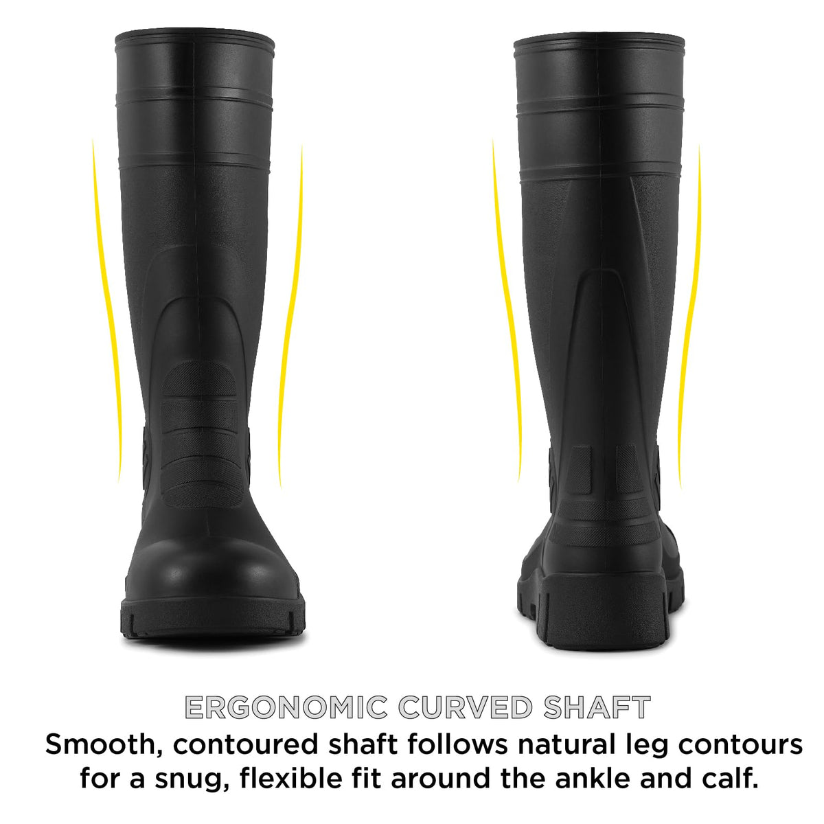 PVC Waterproof Knee-High Work Boots B862