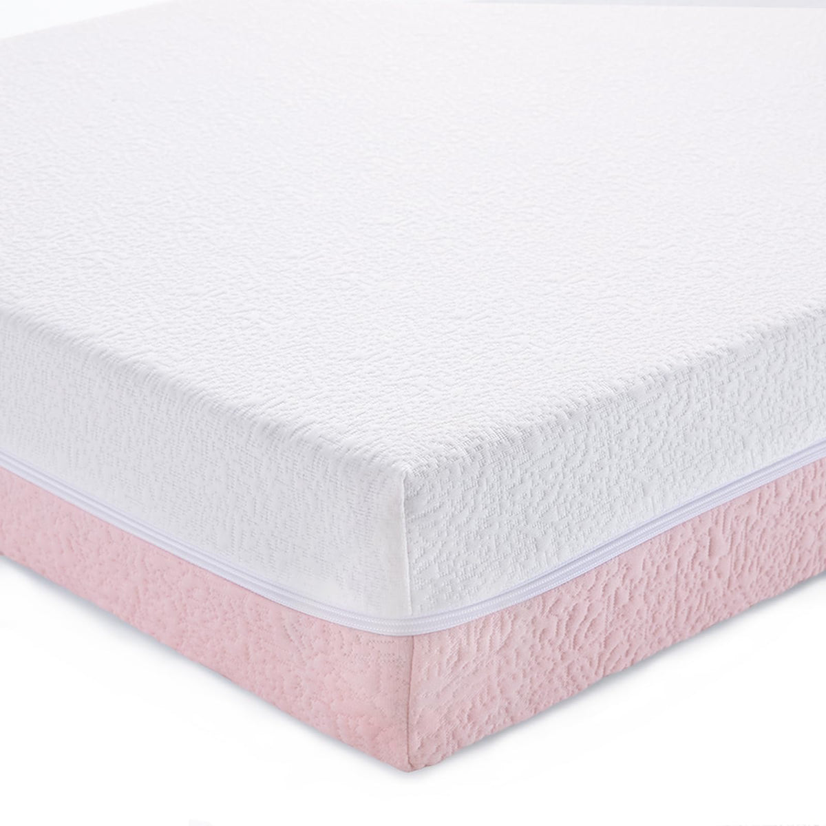 Mini Crib Mattress 2-Stage Firmness 38x24x4 Inch H694948