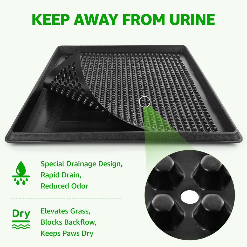 Portable Dog Grass Pad with Tray F6344