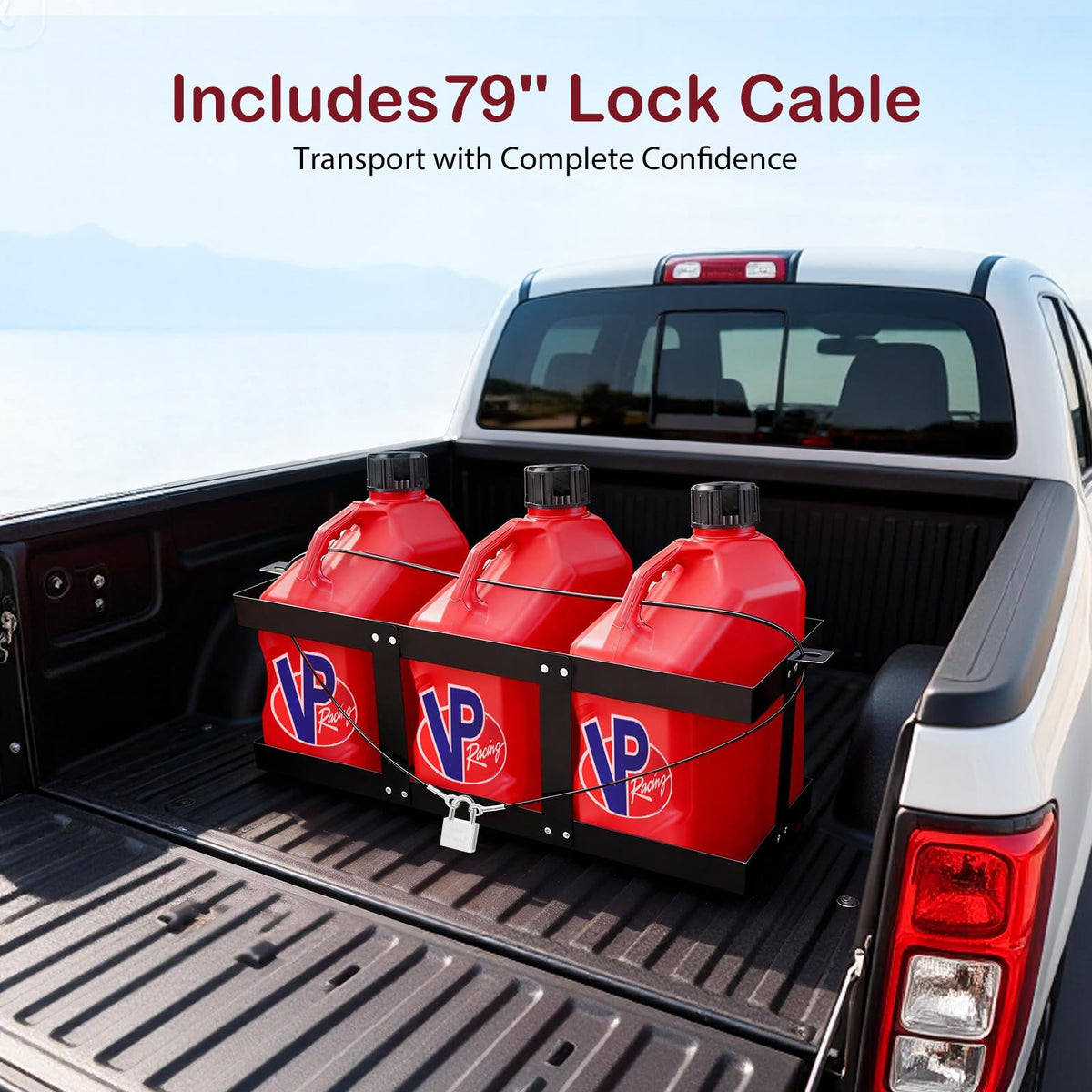 Heavy-Duty Fuel Jug Holder for 5 Gallon Gas Cans X86000