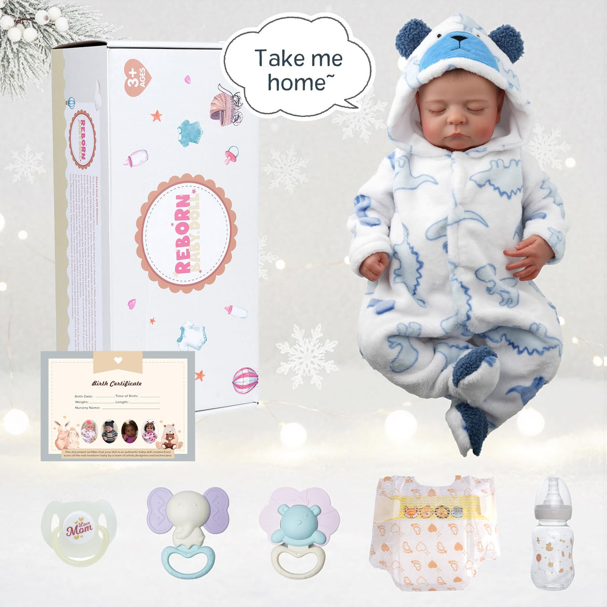20 Inch 4-in-1 Interactive Baby Doll B970773