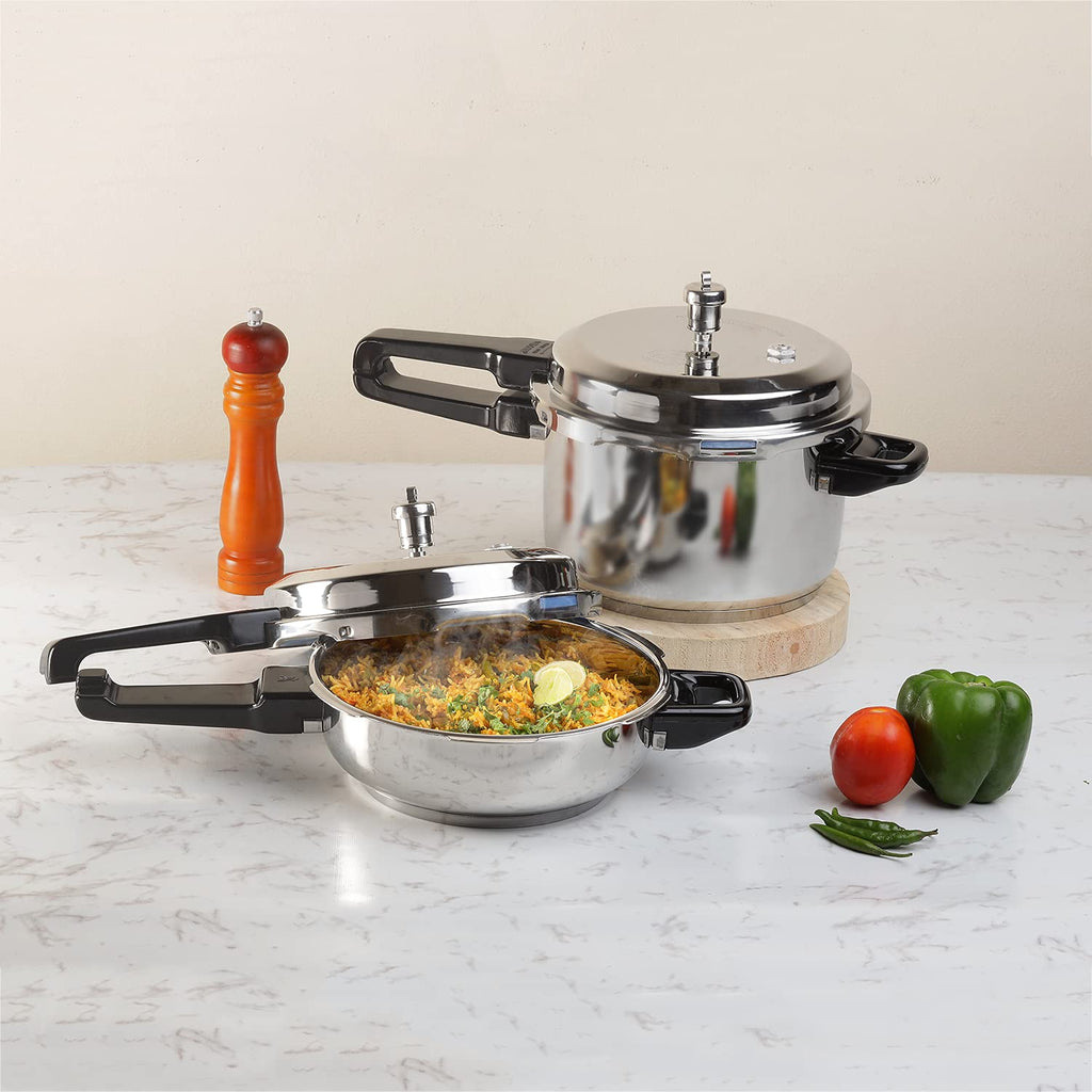 Stainless Steel Pressure Cooker, Outer Lid, 3 Litre L508882