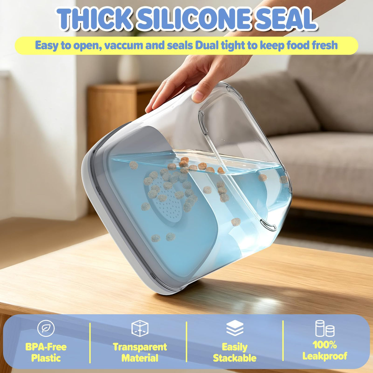 Cat Food Storage Containers With Scooper H46250