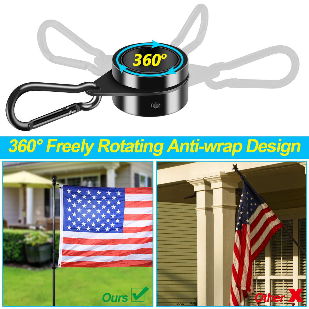 Black Flag Pole N376