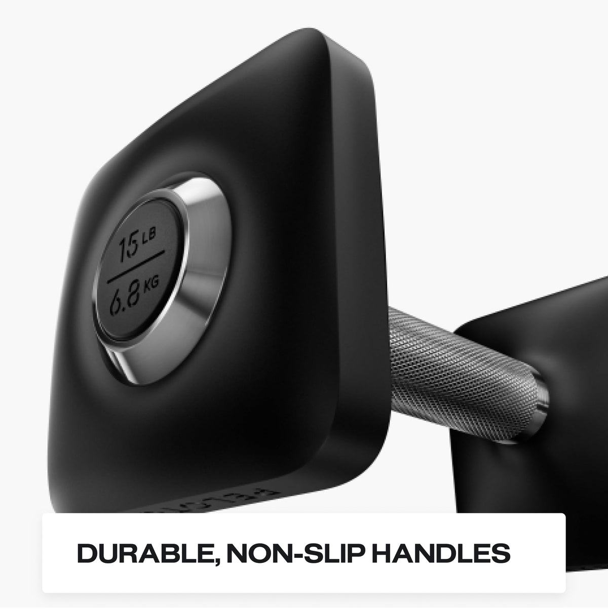 Cast Iron Dumbbells with Urethane Coating and Non-Slip Grip, Set of Two H626