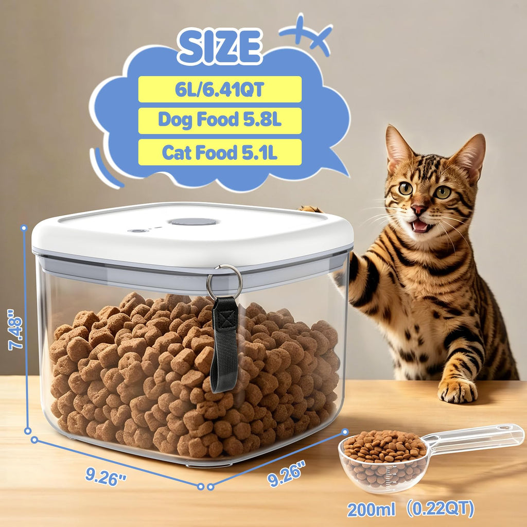 Cat Food Storage Containers With Scooper H46250