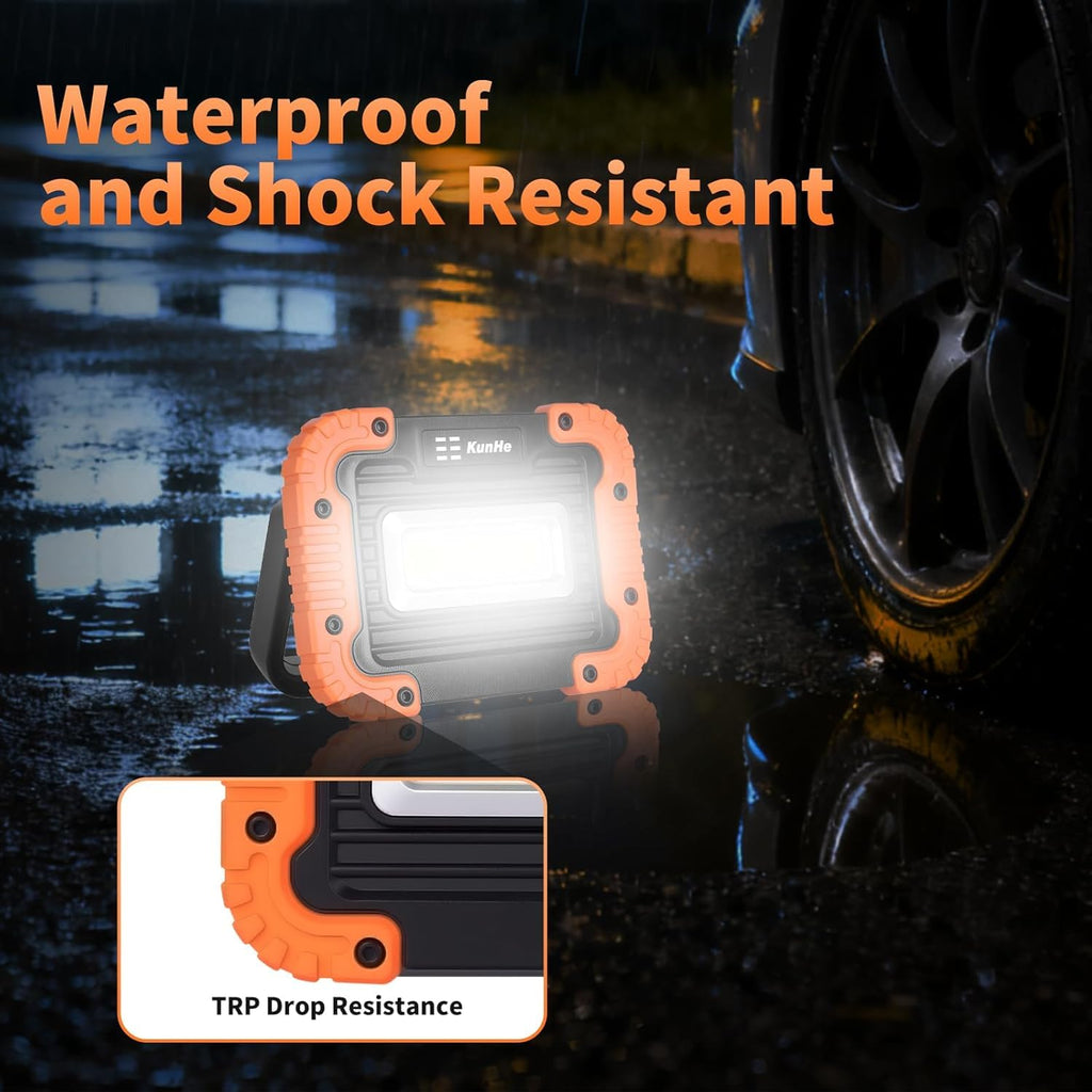 8 Pack Rechargeable LED Work Light 500LM Magnetic Base J639