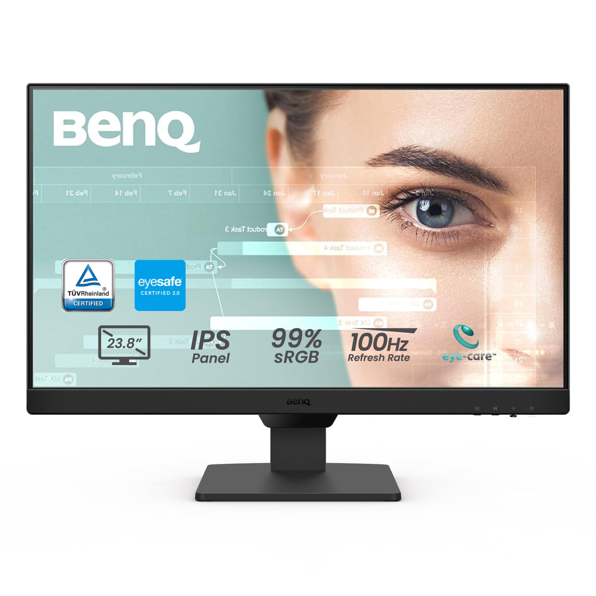 24" FHD 100Hz IPS Computer Monitor with Speakers S6342