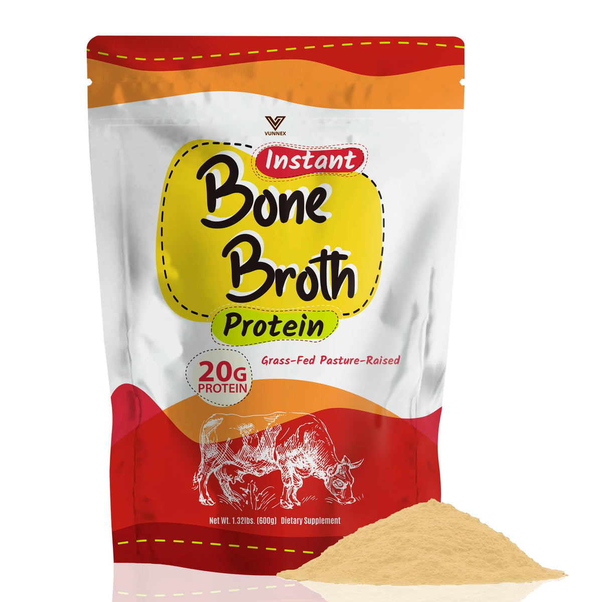 Unflavored Bone Broth Protein Powder Q162