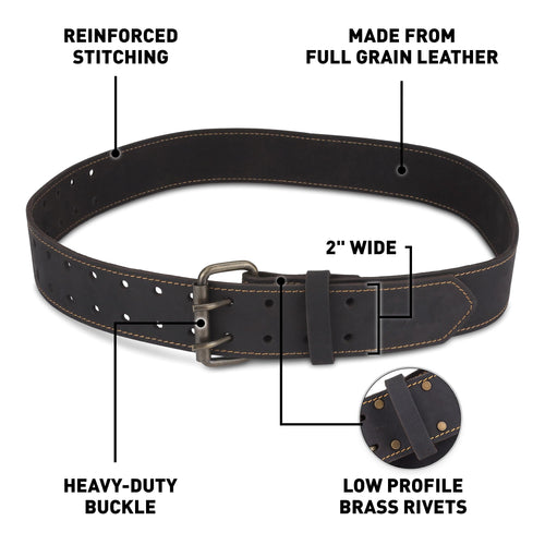 2 Inch Leather Tool Belt B5801