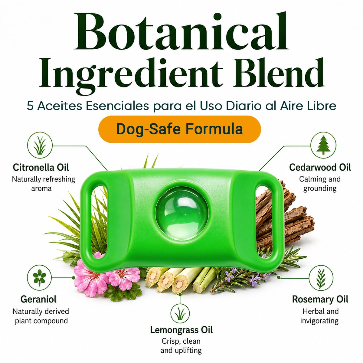 Flea and Tick Prevention Pendant for Dogs with 2 Pendants and 6 Refills G885