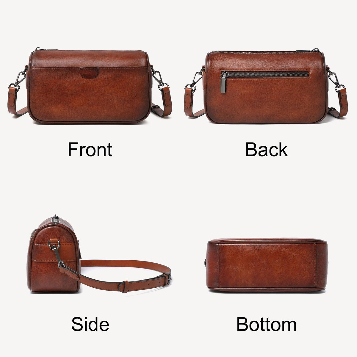 Leather Crossbody Bag P1590