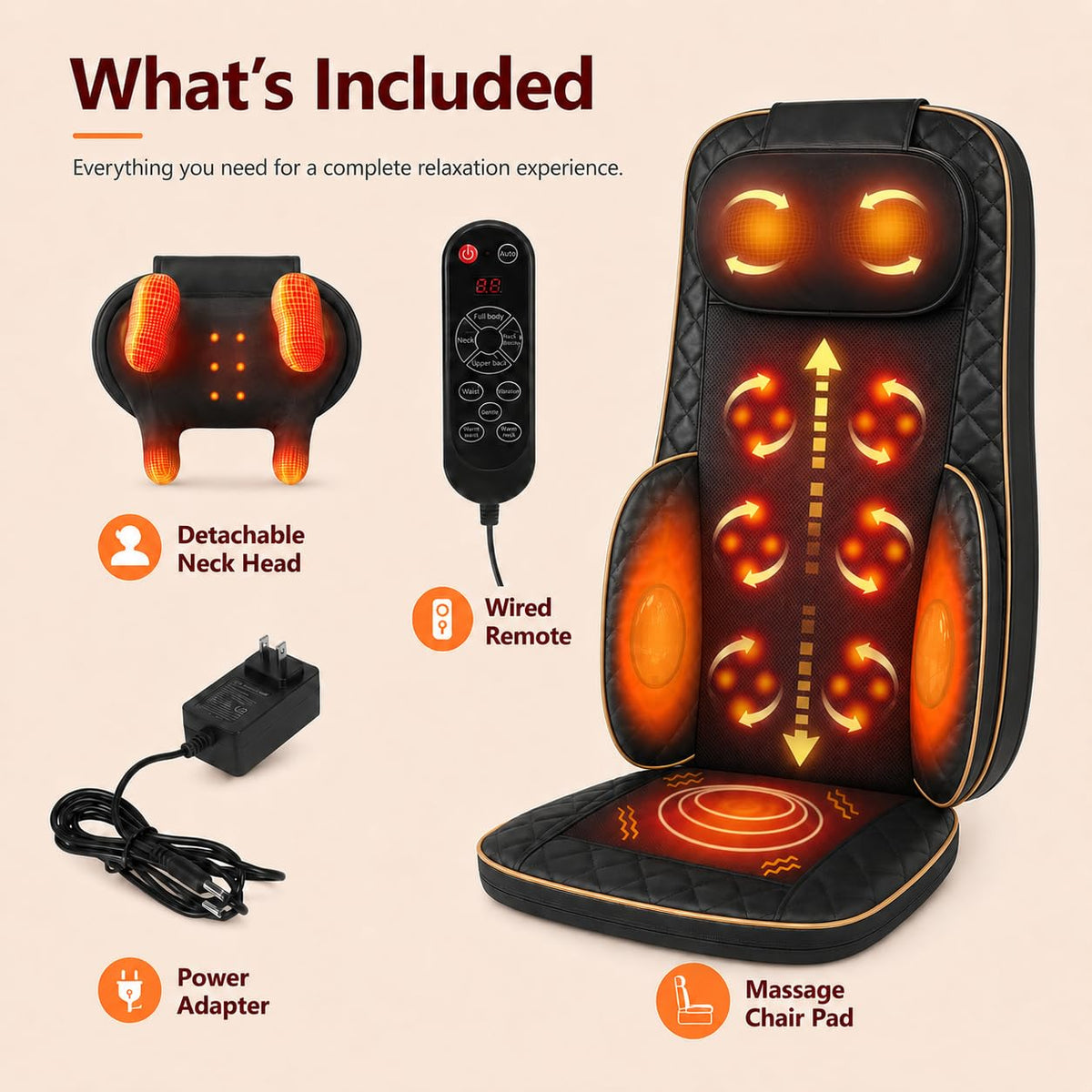 Shiatsu Neck and Back Massager with Heat R303461