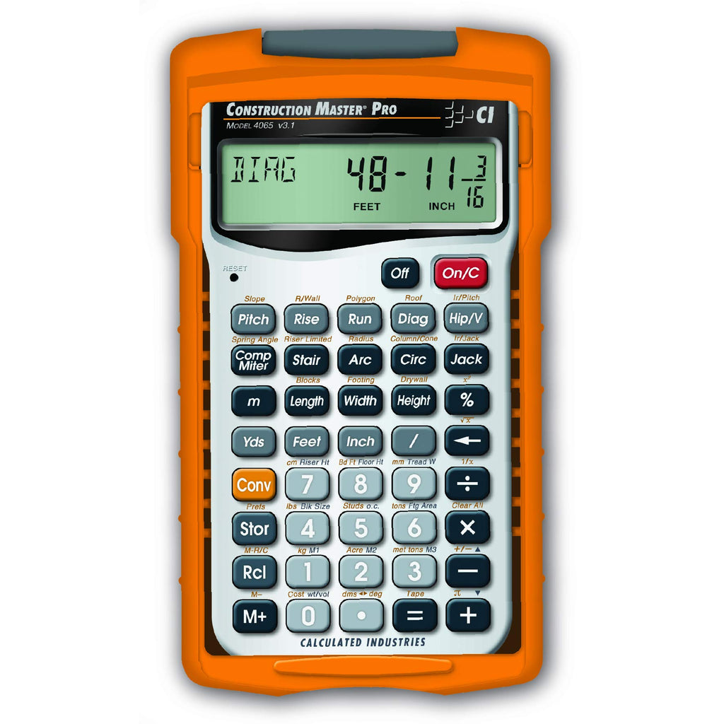 Construction Master Pro Trig Feet-Inch-Fraction Calculator J173