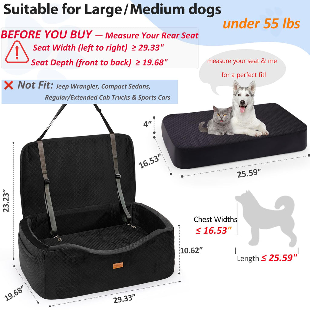 Large Dog Car Seat W4997