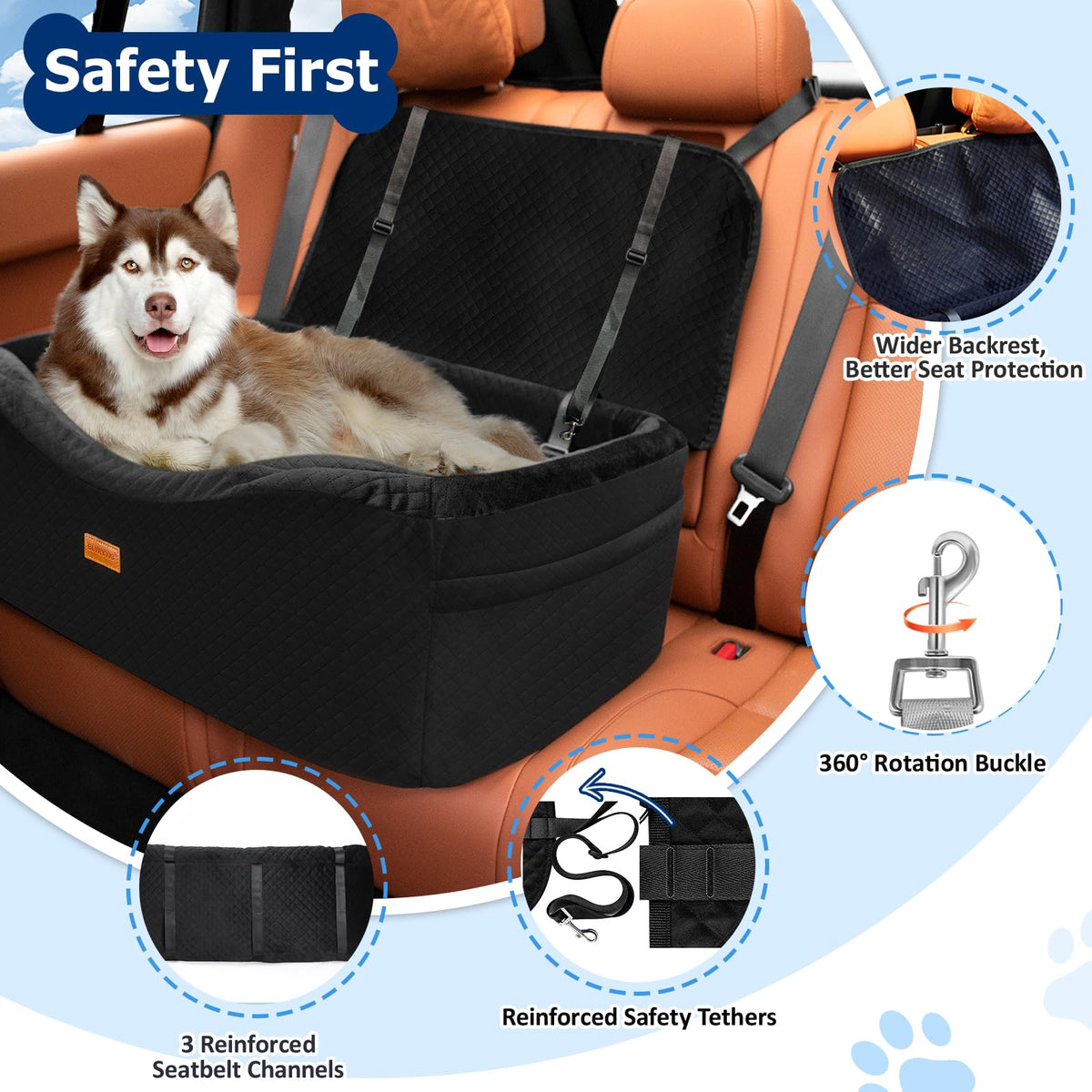 Large Dog Car Seat W4997
