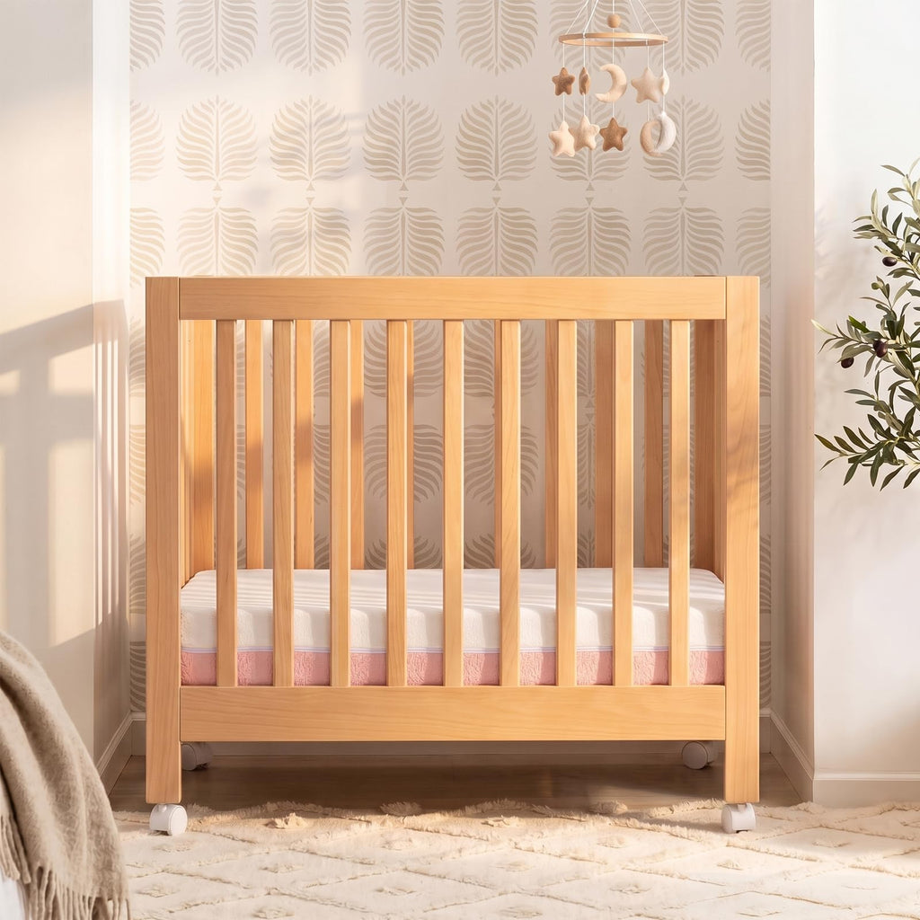 Mini Crib Mattress 2-Stage Firmness 38x24x4 Inch H694948