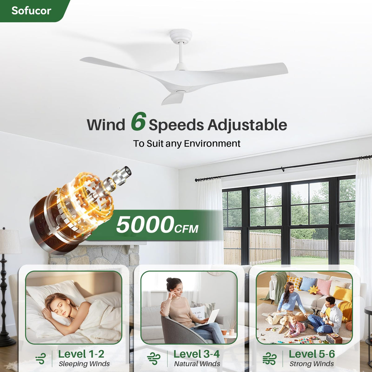 52 Inch Ceiling Fan C682