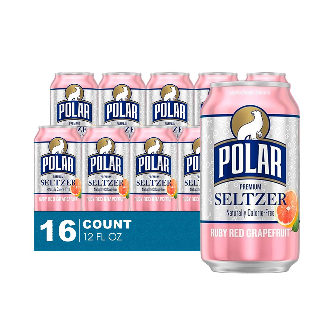 Ruby Red Sparkling Water 16 Pack 12 fl oz Can I2928