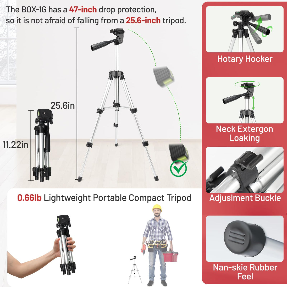 150Ft Red Self Leveling Laser Level with Tripod A43752