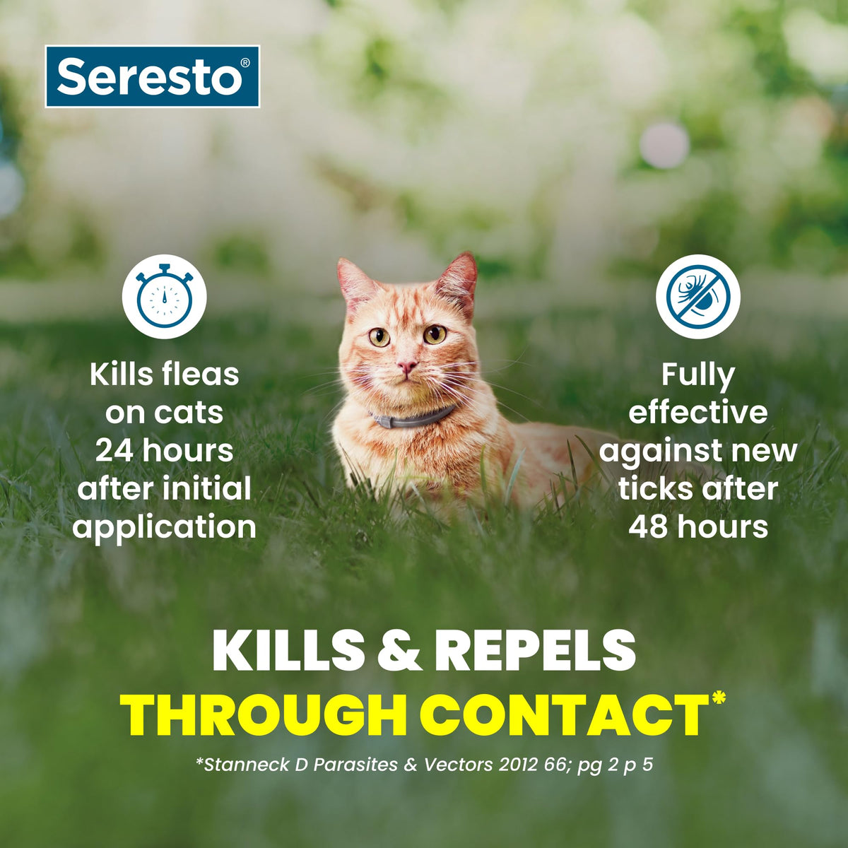 Flea & Tick Treatment & Prevention Collar for Cats X69918