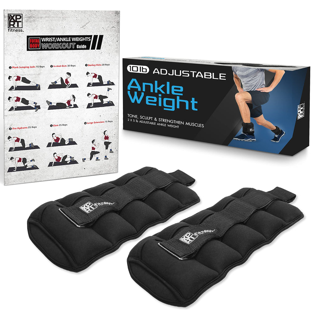 Adjustable Ankle Weights 2-10 lb S4652