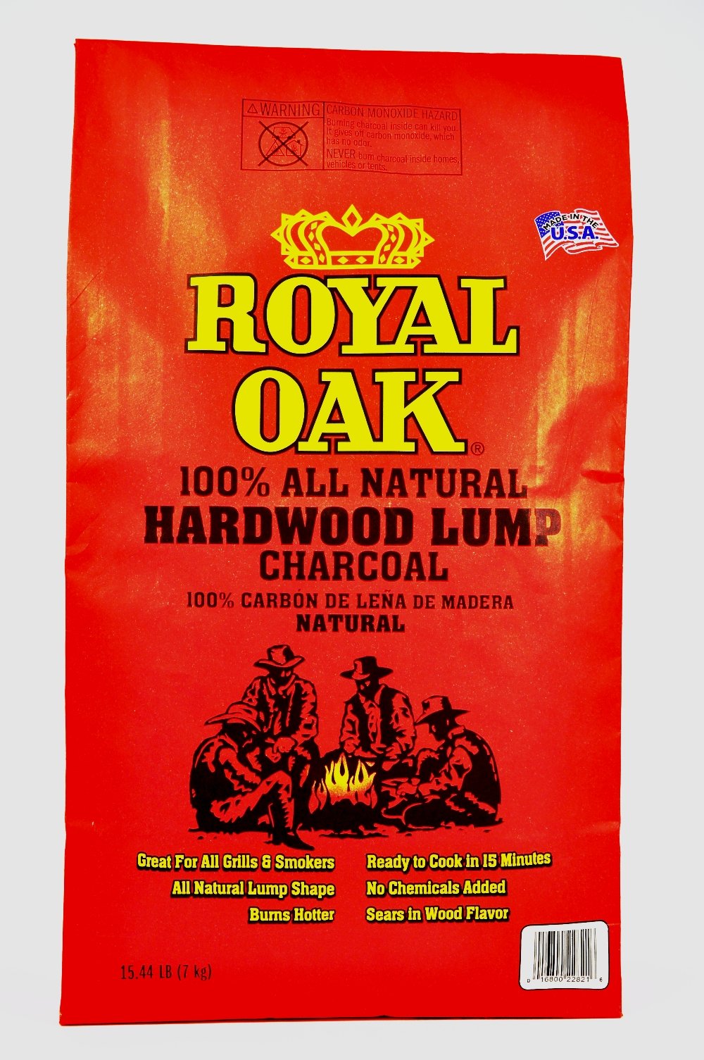 15.4 lb Lump Charcoal J19156