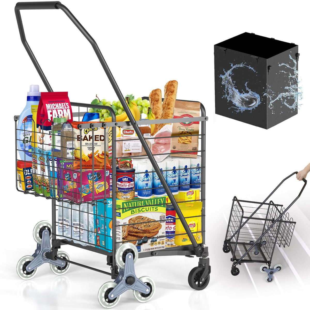 Stair Climbing Shopping Cart Y103626