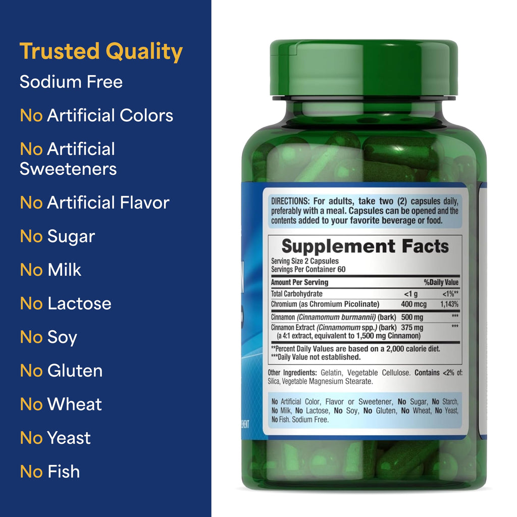 Cinnamon 875 mg 120 Capsules A250637