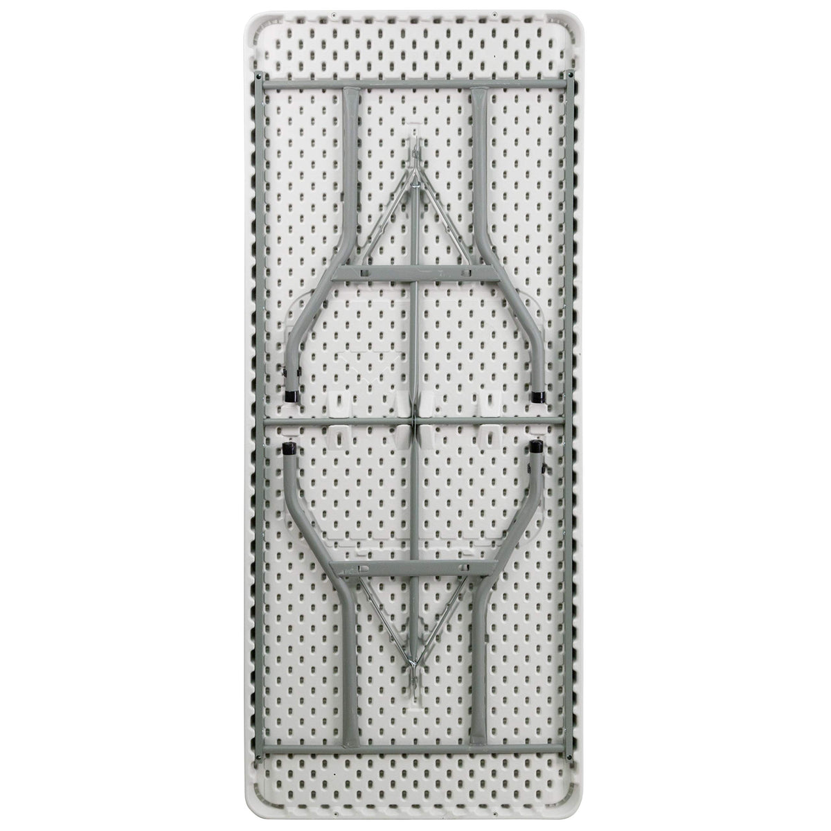 6-Foot Heavy Duty Plastic Folding Table with Carrying Handles M342884