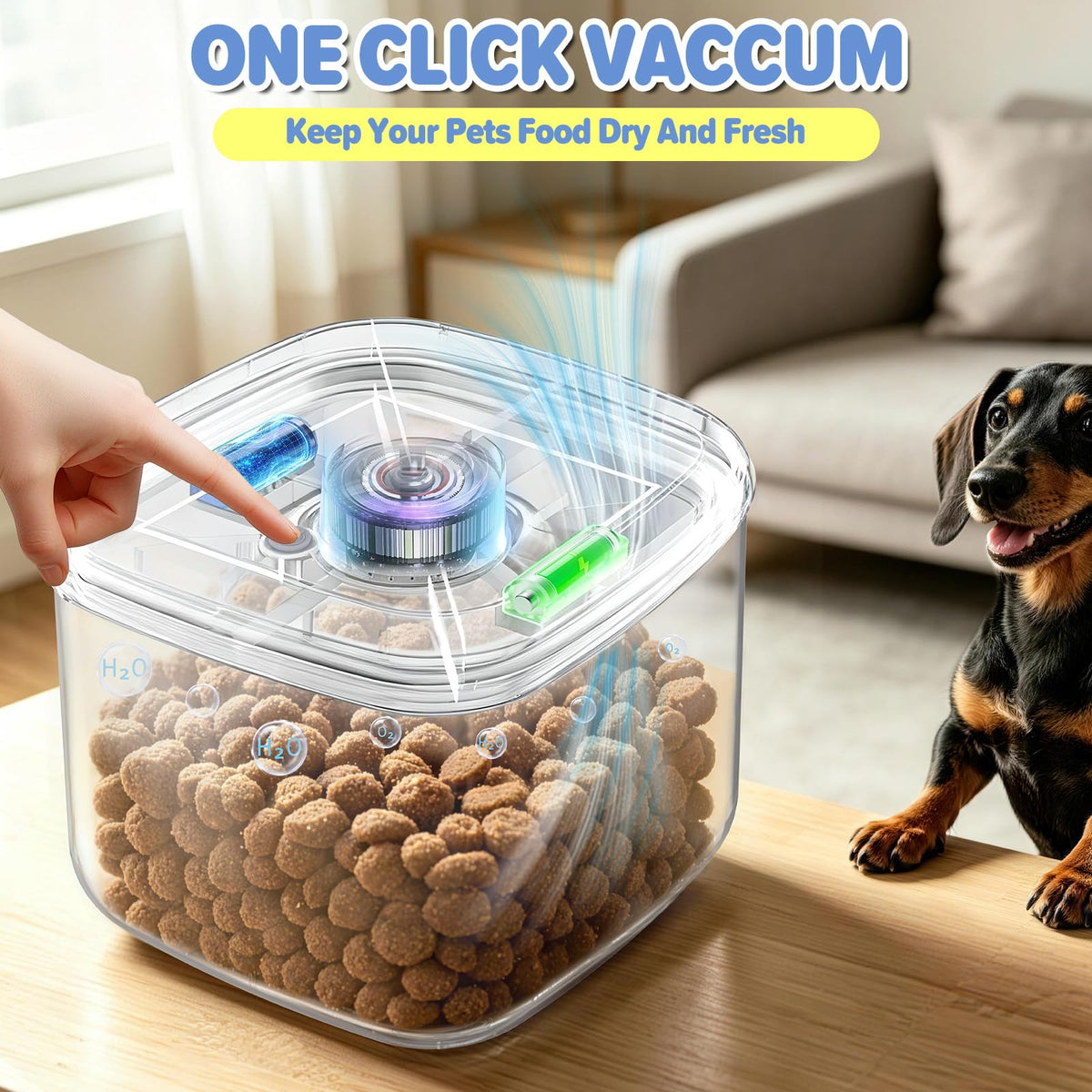 Cat Food Storage Containers With Scooper H46250