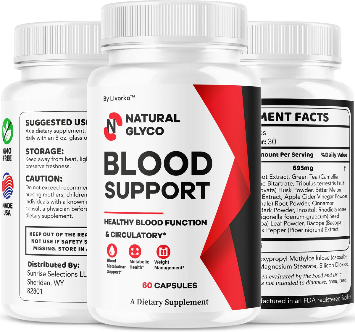 Natural Glycogen Supplement Capsules 180 Capsules Z249