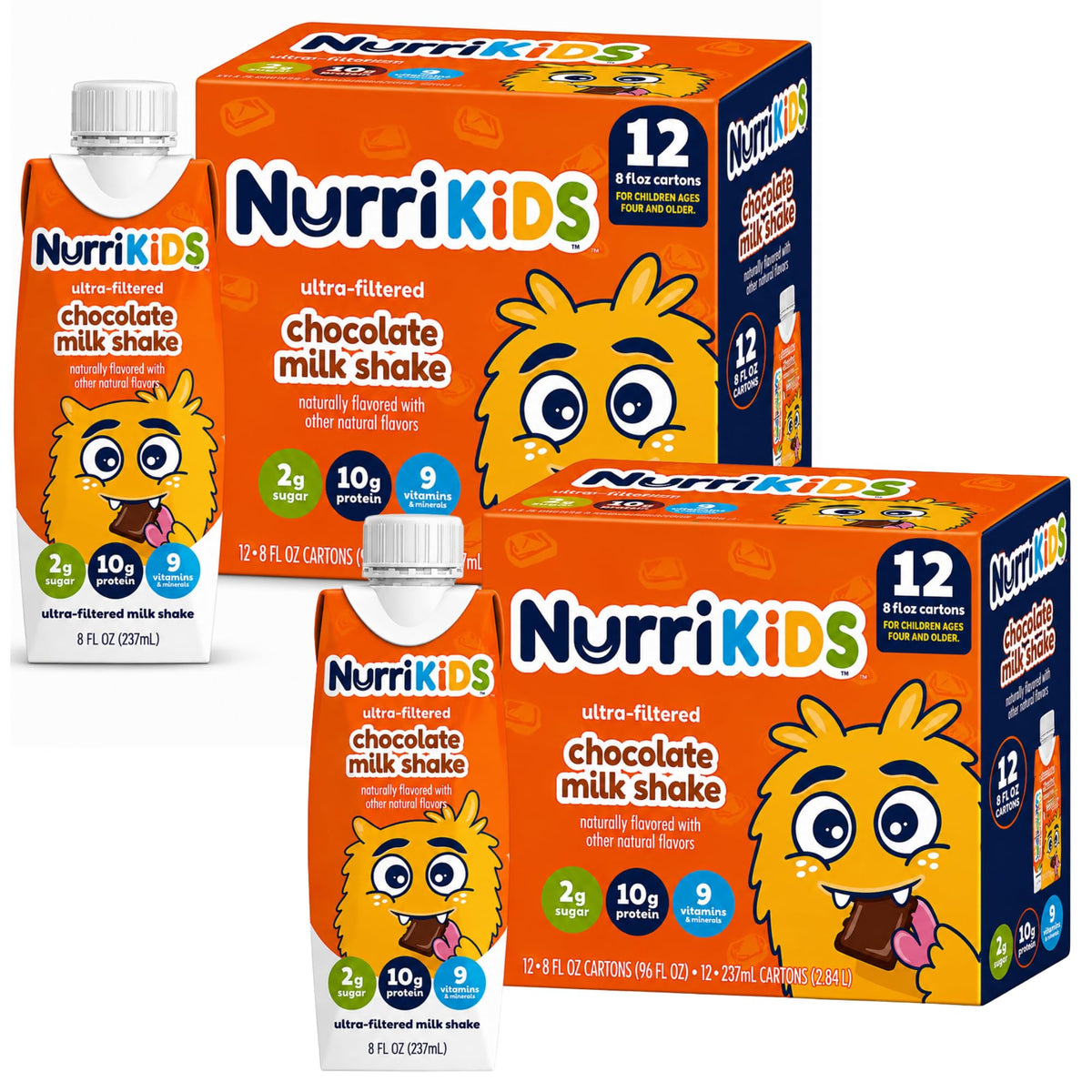 Chocolate Protein Milk Shake 8 fl oz Bottles 12 Pack R304684