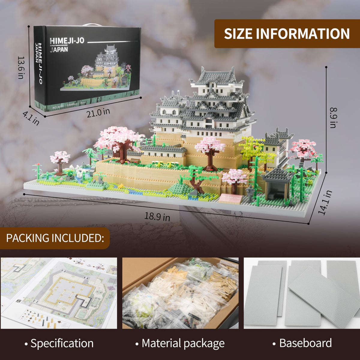 Miniature Building Blocks Model 10080 Pieces R19706