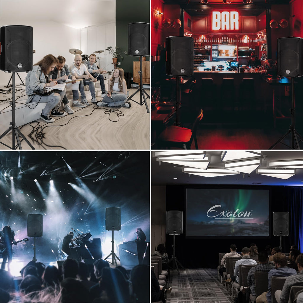 2000W Bluetooth PA System with Powered Mixer Set P866